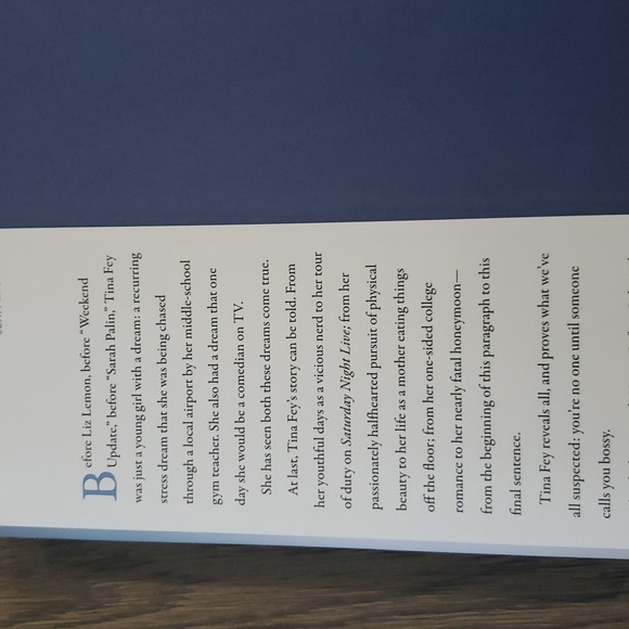 Tina Fey Bossypants Book - Picture 4 of 6